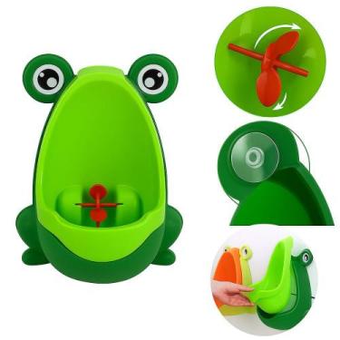 Imagem de Mictório Infantil Sapinho Com Alvo Giratório Penico Parede - Yeet