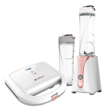 Imagem de Kit Cadence Dream Rosé Gold - Blender E Sanduicheira 110V
