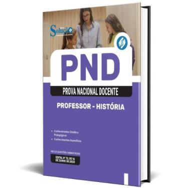 Imagem de Apostila Pnd (Cnu Professores) 2025 Professor História - Editora Soluc