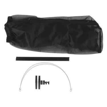 Imagem de Rede de jardim Capa da planta Tampa de flores Tampa de flor multifuncional Portátil Barreira de rede fácil armazenamento preto Black Sturdy Transparent Lightweight Protege