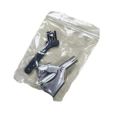 Imagem de Aparador de Pêlos de Nariz Masculino - Aço Inoxidável, Portátil e Lavá