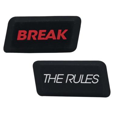 Imagem de Antivibrador Tecnifibre Spirit Break The Rules Com 02 Unidades Preto Vermelho e Branco