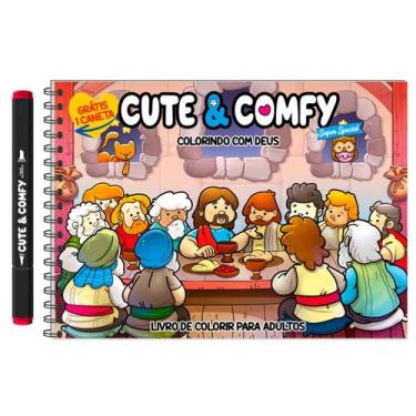 Imagem de Livro - Cute & Comfy Super Special - Livro de Colorir Adulto - Colorin