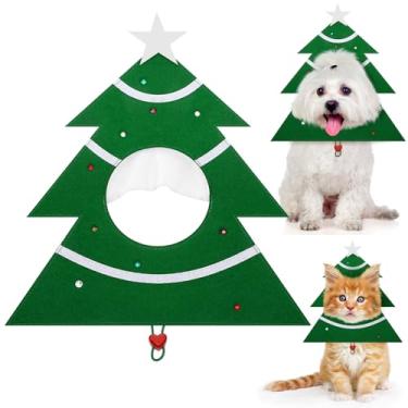 Imagem de Geyoga Chapéu de cachorro de Natal com árvore de gato, chapéu de animal de estimação macio engraçado para cães, acessórios de feltro para festa de Natal, fantasia, pequeno, médio, animais de estimação