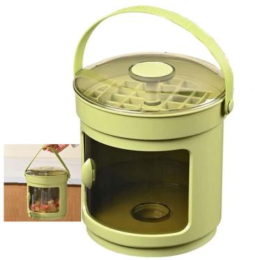 Imagem de Balde Forma de Gelo Reservatorio Dispenser Pegador Tampa Recipiente Armazenamento Reunicao Casa Festa Evento