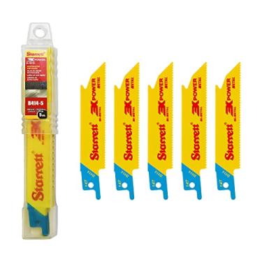Imagem de Lâmina de Serra Sabre Bi-Metal Reta para Aplicações Gerais Dentição 14 com 5 Lâminas 100mm - B414-5