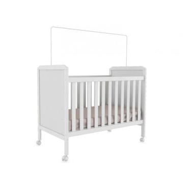 Imagem de Berço Mini Cama Branco Moveis Peroba Anjinho, Branco