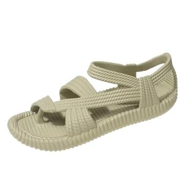 Imagem de Calçado Praia Estilo Casual Para Viagem, Sandálias De Homem Corretoras De Joanete Em EVA Respirável E Resistente Ao Verão, Chinelos Corretores Dedo Grande Antiderrapantes Da Moda(Green,43 EU)