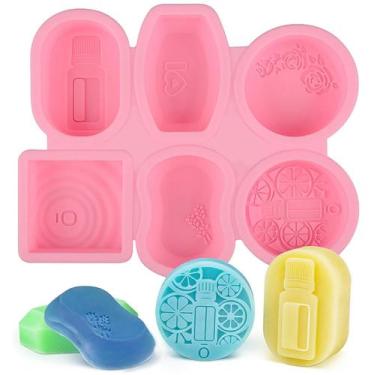 Imagem de Kit Formas Para Sabonetes Artesanais Doterra 6 Em 1 - Puro E Essencial