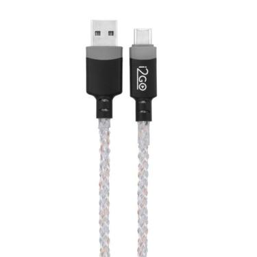 Imagem de Cabo USB-C Gamer i2GO Led RGB 1m 2.4a