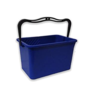 Imagem de Balde Pintura Plástico Azul com Alça 10 Litros  Gerplast, Opção Azul