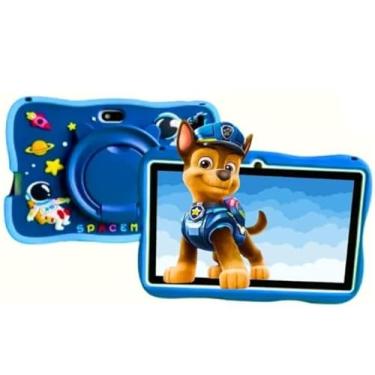 Imagem de Tablet Infantil A16 Com Capa De 7 Polegadas 64 Gb E 4 Gb De Ram Android Parental Control Wifi Gps Kids Space