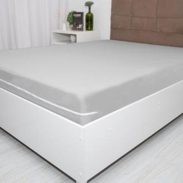 Imagem de Capa de Colchão Solteiro Malha Liso Doce Vida Peça com Zíper - Portall