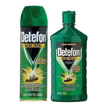Imagem de Kit 2 Inseticidas Ação Total Detefon 500ml e 300ml - Kelldrin, 2 unida