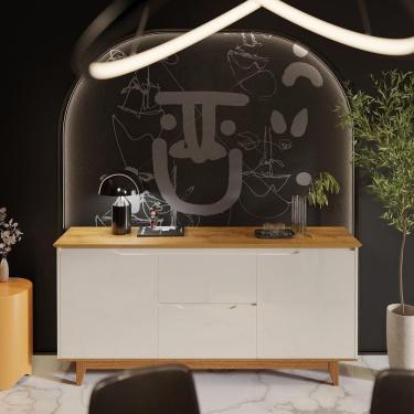 Imagem de Aparador Buffet Flow - 2 Portas Em Mdf-mdp - Ej Móveis