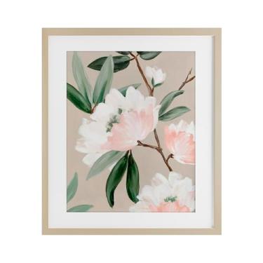 Imagem de Stupell Industries Impressão emoldurada Rose Elegance Folhagem bétula sob vidro design por Alex Black, 40,6 x 33,5 cm