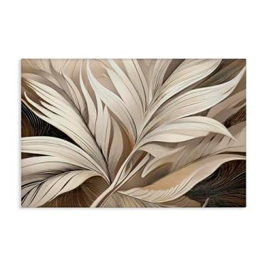 Imagem de Stupell Industries Design de arte de parede em tela White Palm Curves por Norm Stelfox, 20 x 30