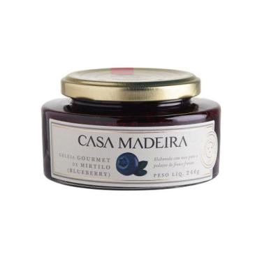 Imagem de Geleia gourmet casa madeira mirtilo blueberry 240g