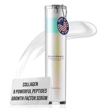 Imagem de Creme REJUVENATE Growth Factor – Creme hidratante facial definitivo, creme multipeptídeo com estimuladores de colágeno para pele firme e jovem – Diminua linhas finas, rugas e olheiras, 50 ml