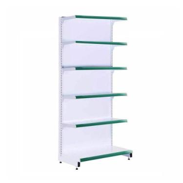 Imagem de Gôndola Prateleira Supermercado 6 Níveis 40x30 New Plus 2,00m Parede I