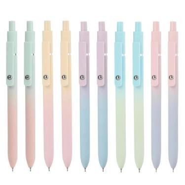 Imagem de Canetas de gel Ddaowanx de 0,5 mm, tinta preta de secagem rápida, 10 u