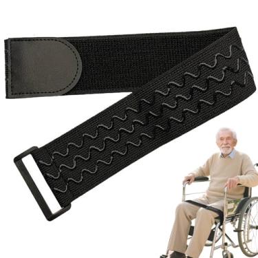 Imagem de 1 peça de alça de perna de coxa de cadeira de rodas, alça de perna de coxa de cadeira de rodas, cinto de segurança para cadeira de rodas, alça de suporte de perna para cadeira de rodas para idosos