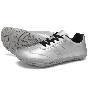 Imagem de Grand Attack Tênis feminino descalço minimalista para trilha, corrida, caminhada, caminhada confortável, 651/Prata, 10 Wide