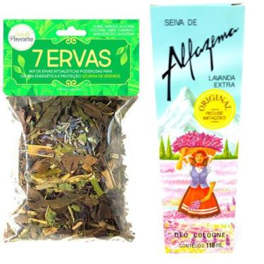 Imagem de Seiva de Alfazema Original Antigo Colônia Lavanda Extra 7 Ervas Amor A