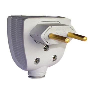 Imagem de Plugue Profissional Reforçado 2P 20 Ampères Branco - 615831 - PIAL