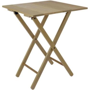 Imagem de Mesa Tramontina Dobrável Lille 13800 Acabamento Verniz 75x60x60cm, NAT