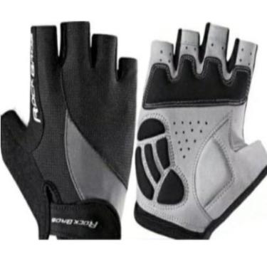 Imagem de Luva Ciclismo Meio Dedo Antiderrapante Respiravel Rockbros