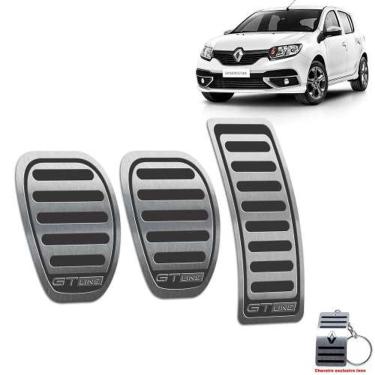 Imagem de Pedaleiras Renault Sandero Gt Line 2014 A 2022 Preto