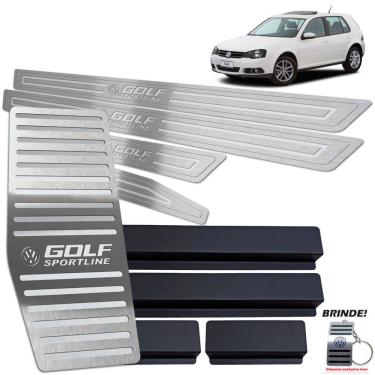 Imagem de Soleira  Descanso Golf Sportline Até 2014 Prata Baixo Relevo
