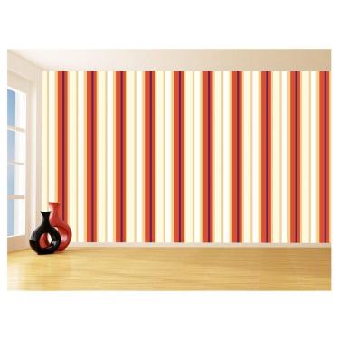 Imagem de Papel De Parede 3D Listras Coloridas Verticais 3,5M Lst28