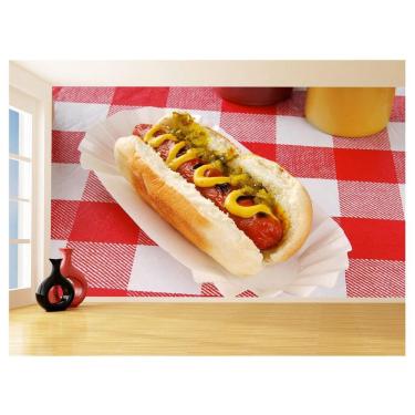 Imagem de Papel De Parede Alimento Dogão Cachorro Quente 3,5M Al465