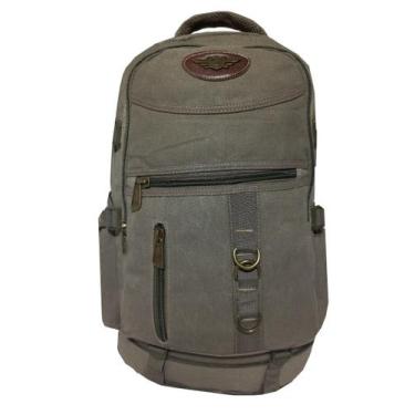 Imagem de Mochila Camping Trilha Viagem Lona  Reforçada - KVN , Verde