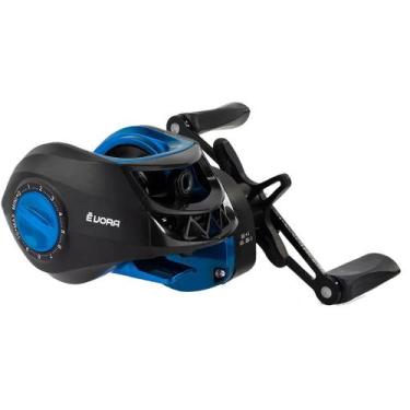 Imagem de Carretilha Albatroz HG Évora Blue Drag 5kg 3 Rolamentos, Direito