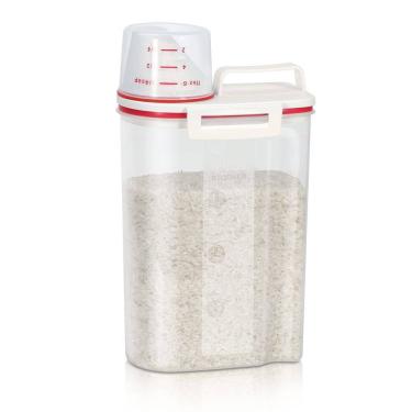 Imagem de Recipiente de armazenamento de arroz TBMax Airtight 4L com copo de medição