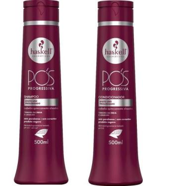 Imagem de Kit Shampoo e Condicionador Pós-progressiva 500 ml Haskell