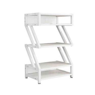 Imagem de hezhuhe2258 Suporte de impressão minimamente projetado rack de armazenamento de escritório armário de cópia suporte de impressora multicamadas piso armazenamento e armazenamento rack decoração de mesa