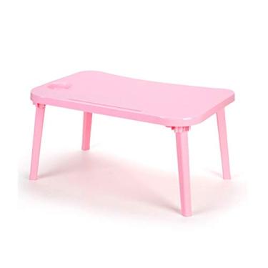 Imagem de Bandejas de cama de servir café da manhã ajustáveis dobráveis com flip top e pernas suporte de mesa de computador mesa dobrável para laptop mesa de notebook (cor: C) (D)