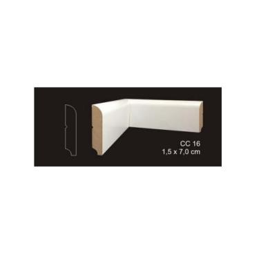 Imagem de RODAPÉ CAVIMAD C/ PASSA FIO 15 x 70 - CC16 15 BARRAS - Adrel/Cavimad