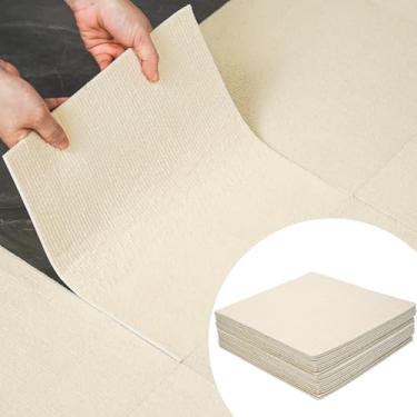 Imagem de WAPANE Carpetes Em Placas Descascam e Grudam, Pisos de Carpete Quadrados de 12”x12”, Carpetes Em Placas Acolchoadas Macias, Carpetes Autoadesivos, 20 Peças de Placas Por Caixa, 20 (Pacote Com 20 Unida