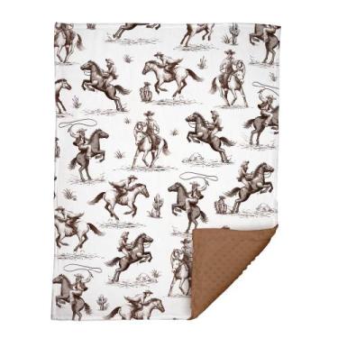 Imagem de Cobertor de bebê locobird Western Cowboy 76x102 cm Soft Warm