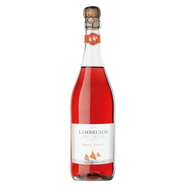 Imagem de Vinho Rosé Frisante Vele Al Vento Lambrusco Dell'Emilia Amabile