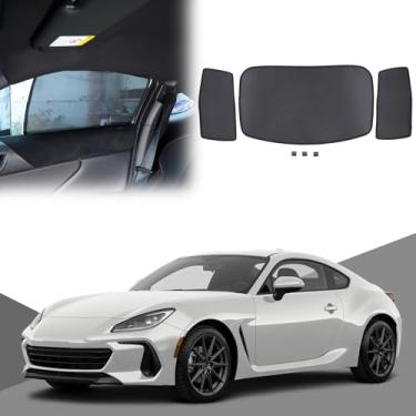 Imagem de Para-brisas para Subaru BRZ 2022 2023 2024 2025+ Acessórios Subaru BRZ Protetor de viseira de janela blocos dobráveis raios UV isolamento de calor sombra de sol malha à prova de brilho capa de janela