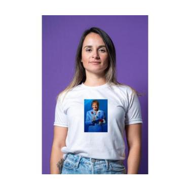Imagem de Camiseta 100% algodao roberto carlos ofereco flores unissex - KYROS, B