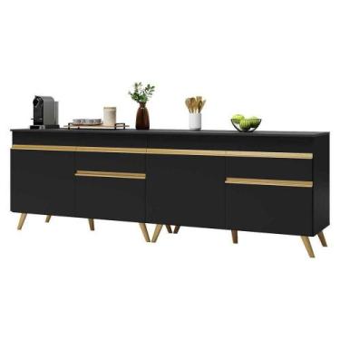 Imagem de Kit Armário De Cozinha Gabinete Pia 120cm Veneza Multimóveis Mp2159 Pr