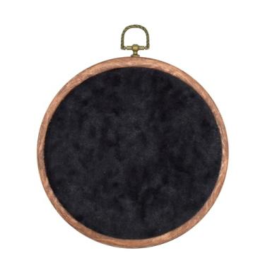 Imagem de YFAFA Coleção de crachás vintage em tela, suporte para pendurar no peito, armazenamento de joias, quadro de exibição de parede para alfinetes e broches