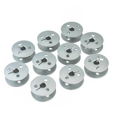 Imagem de BLOOY Bobina de alumínio 107-59603 serve para máquinas de costura JUKI LU-2210N-7, LU-2220N-7, LU-2260N-7, LU-2216N-7, PLC-1610-7, PLC-1760-7, PLC-2760 (10 peças)